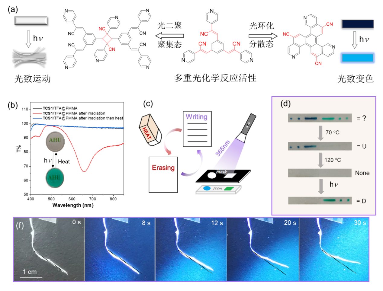 我FB体育 FB体育平台学者实现光致机械运动和光致变色行为(图1)