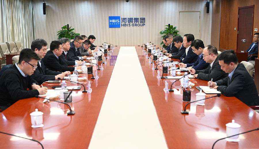 FB体育 FB体育平台河钢集团领导会见北京科技大学校长杨仁树(图1)