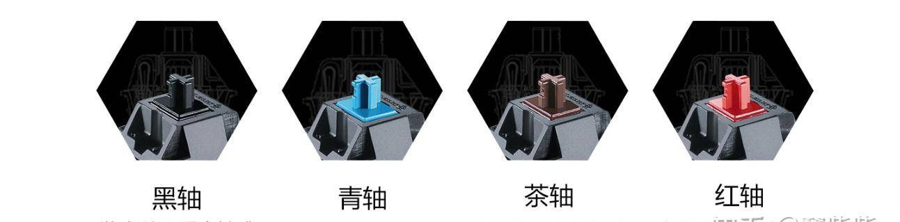 FB体育 FB体育平台机械键盘黑轴、青轴、红茶轴根本区别是什么？不同轴体为什么有不同的手感(图1)