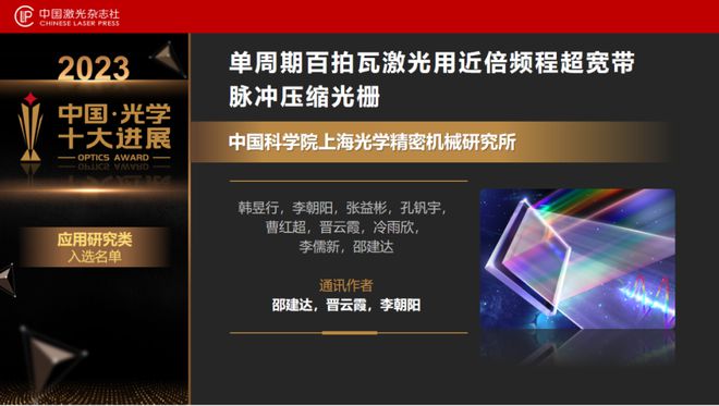 FB体育 FB体育平台“2023中国光学十大进展”发布北大南大浙大均有两个项目上榜(图15)